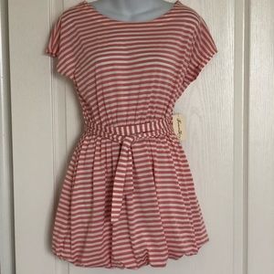 Forever 21 cute pink stripe dress